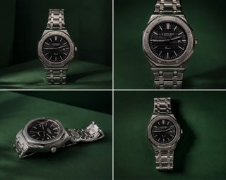 Reloj LONG BO Acero Inoxidable Negro