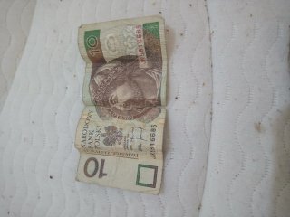 Billete antiguo 10 Zloty Polonia