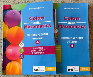 COLORI DELLA MATEMATICA, Ed. Azzurra, Vol. 4 + qua