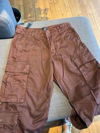 Pantalón Cargo H&M Marrón Talla M