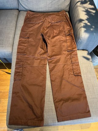 Pantalón Cargo H&M Marrón Talla M