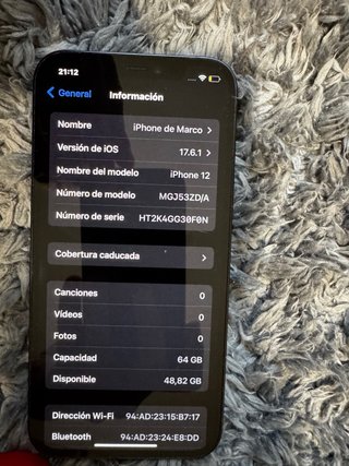 iPhone 12 Nero 64GB - Batteria 88%