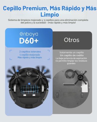 Robot Aspirador Enboya D60+  y Autovaciado "NUEVO"