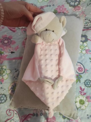 Lote peluches bebé rosa