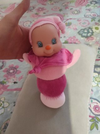 Lote peluches bebé rosa