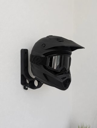 Suporte de parede para capacete de moto