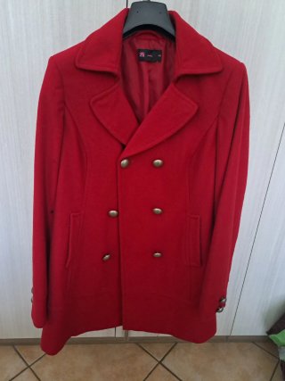 Cappotto OVS rosso taglia 48