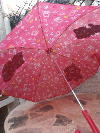 Paraguas infantil Hello Kitty rosa