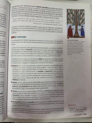 Historia de la filosofía, 2 Bachillerato
