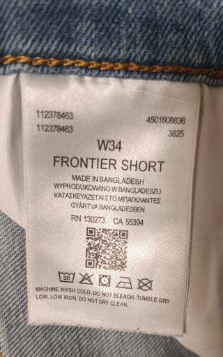 Pantalón corto vaquero Wrangler Frontier