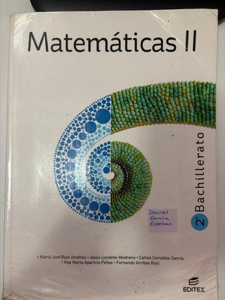 Matemáticas II 2o Bachillerato