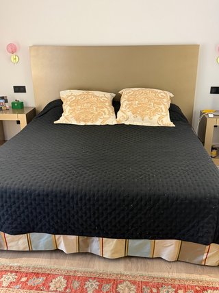 Colcha negra Zara Home Cama 180x200