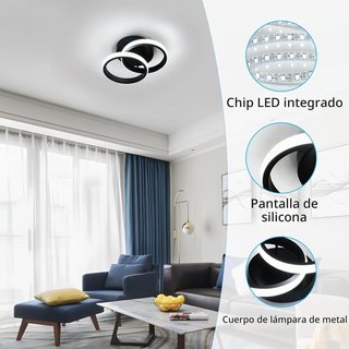 Plafón LED techo 22W (2uds)