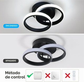 Plafón LED techo 22W (2uds)