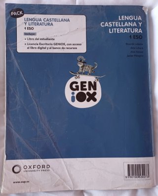 Lengua castellana y literatura 1o ESO