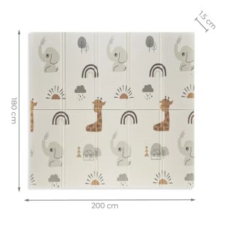 Parque infantil XXL 200x180 + alfombra