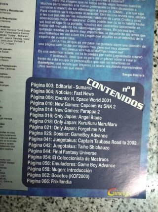 Revista Gametype n°1 con CD