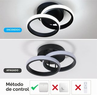Plafón LED techo 22W (2uds)