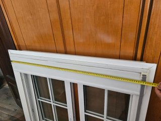 2 Ventanas Aluminio Corredera Blancas 125x100