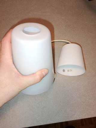Lámpara colgante de cristal Ikea