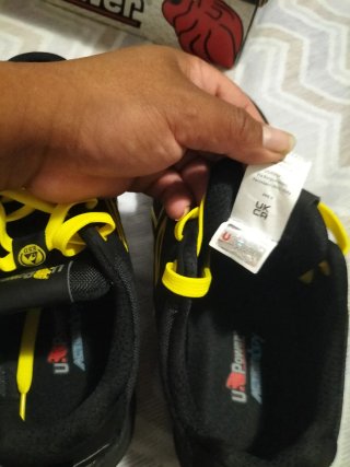 Zapatos seguridad U Power Talla 45 Negro/Amarillo