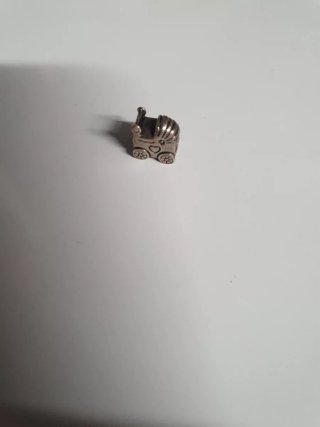 Abalorio Cochecito Bebé Pandora Plata