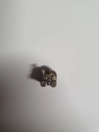 Abalorio Cochecito Bebé Pandora Plata