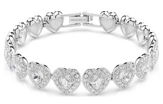 Pulsera Swarovski Corazón Plata