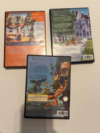 3 Películas DVD Disney (Español)
