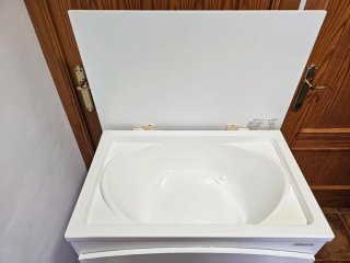 Cómoda bañera cambiador bebé