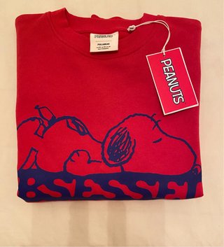 Sudadera Snoopy Pull&Bear Talla XS