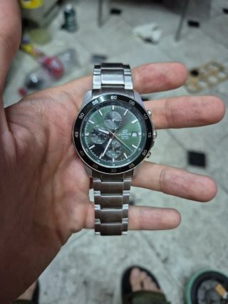 Reloj Casio Edifice Cronógrafo Verde