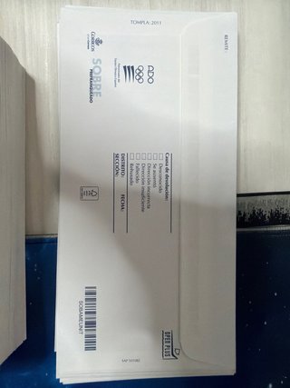 Sobre prefranqueado Correos Tarifa A