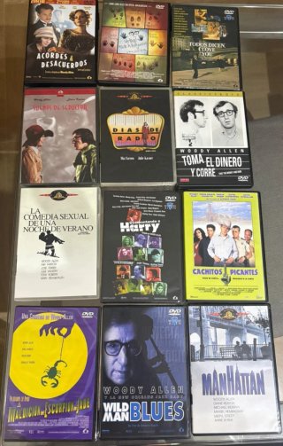 Lote DVDs Woody Allen