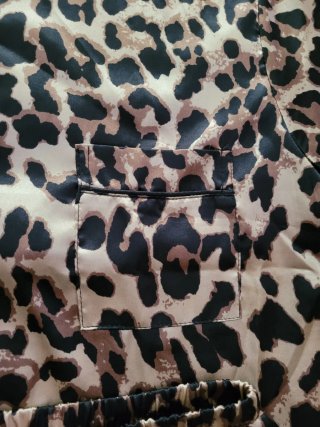 Pijama estampado leopardo