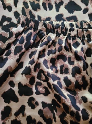 Pijama estampado leopardo