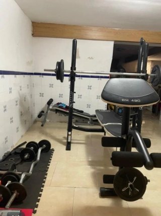 Equipo de gimnasio completo