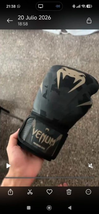 Casco y guantes de boxeo