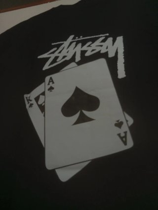T-shirt Stüssy nera