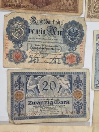 Lote Billetes Alemanes centenarios