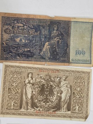 Lote Billetes Alemanes centenarios