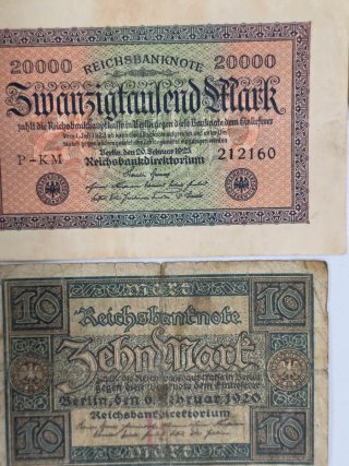 Lote Billetes Alemanes centenarios