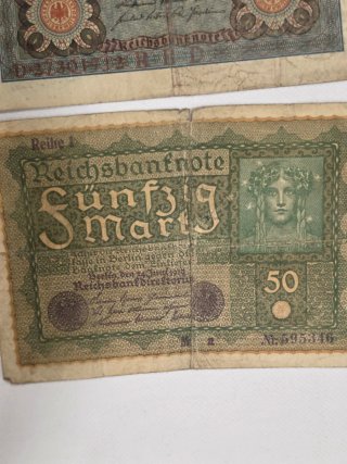 Lote Billetes Alemanes centenarios