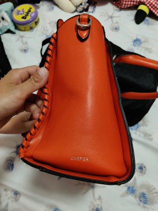 Borsa Carpisa beige/arancione usata