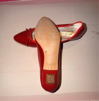 Manoletinas Lola Cruz rojas talla 40