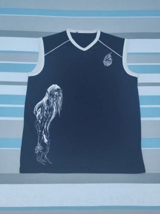 Camiseta sin mangas Oni japonés Talla L