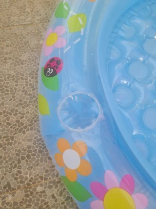 Piscina hinchable infantil con toldo