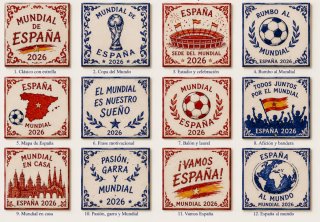 Azulejos Selección Española Fútbol