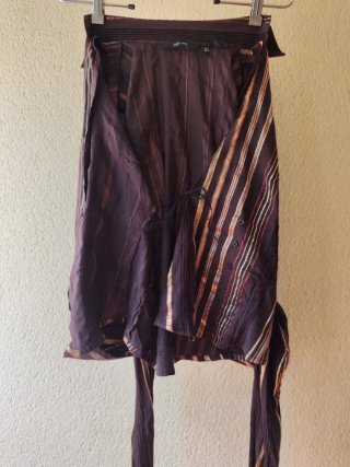 Blusa Zara cruzada rayas S