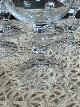 Copas Bohemia Cristal Rep. Checa Vintage